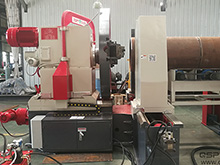 Axial Pipe End Beveling Machine