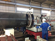 Pipe Fabrication Fast Fitting Up Machine